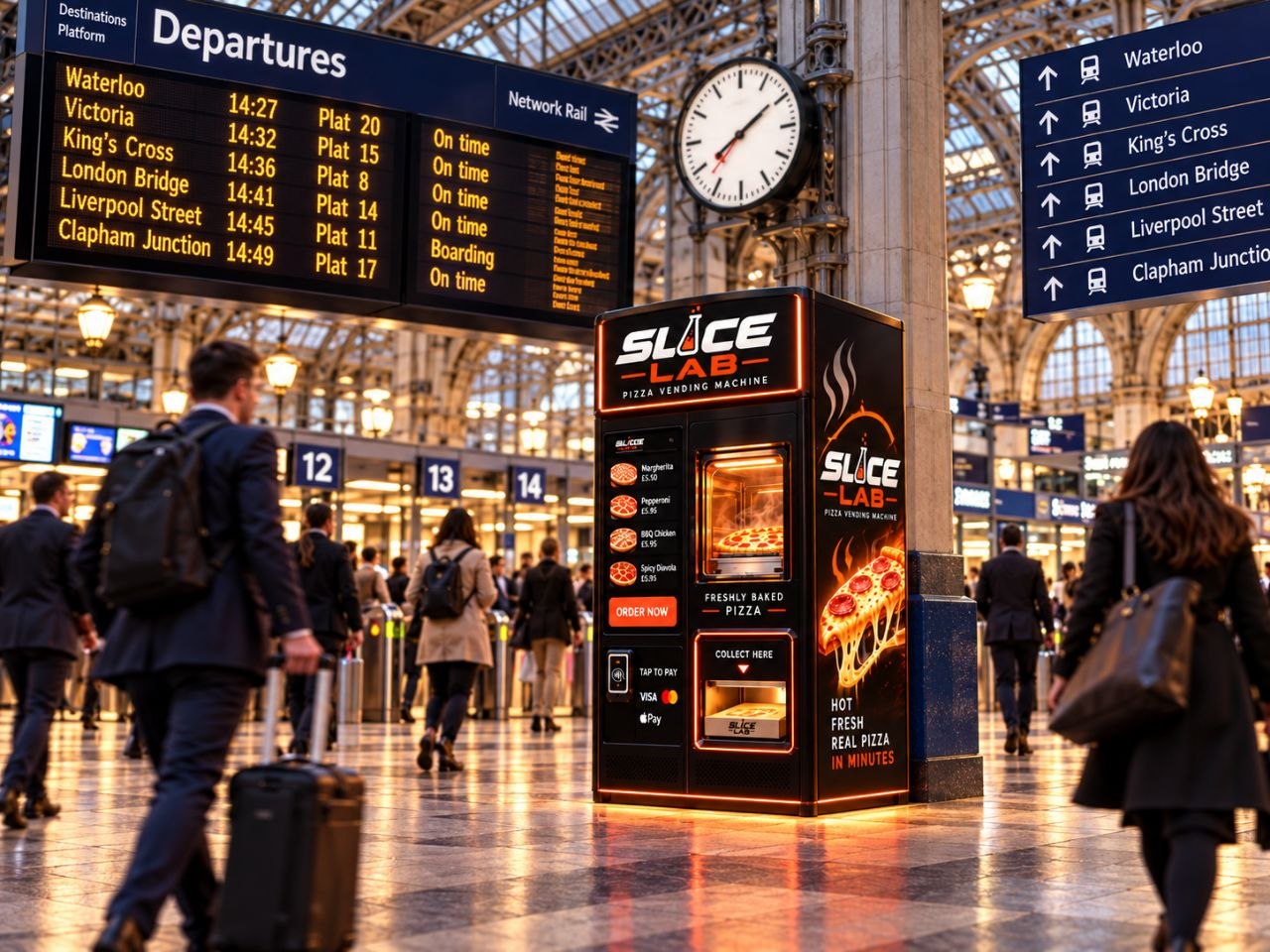 Illustrative SliceLab concept image in an example transport setting; not an existing installation